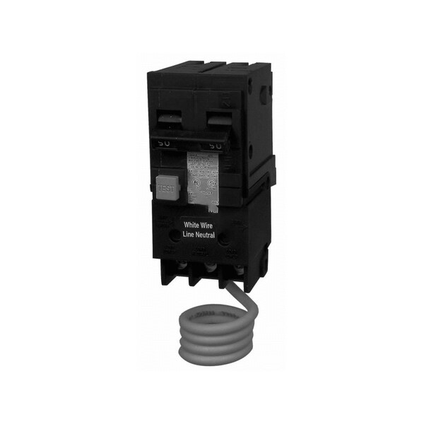 Siemens MURRAY GFCI, 50 AMP, 2 POLE, 240 VOLT Black MP250GF Zoro